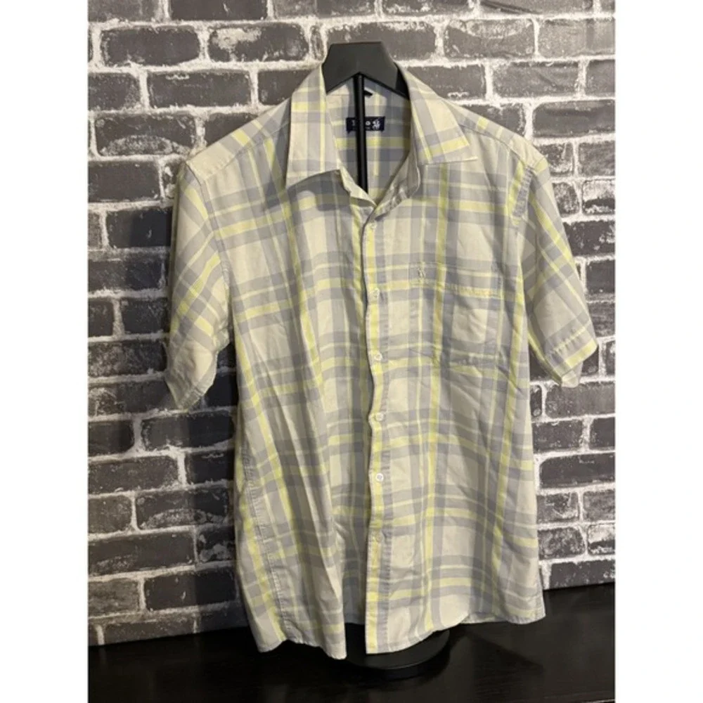 Polo‎ Ralph Lauren Plaid Short Sleeve Shirt – Men's Large (41–42)